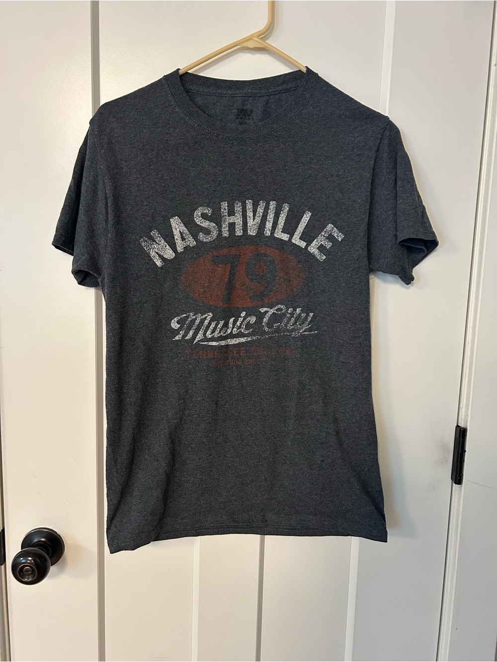 Nashville '79 Music City Graphic Tee - Dark Gray